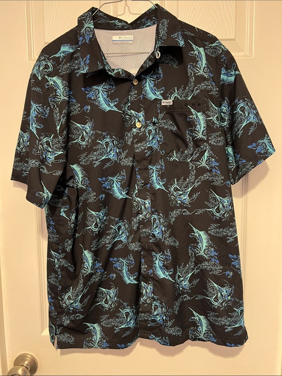 Columbia Other - Columbia PFG Vented Fishing Shirt. Short-Sleeve Button-Up Shirt